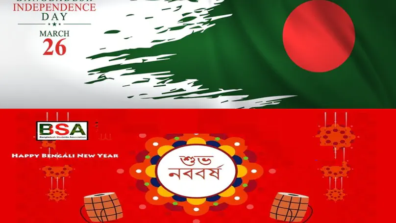 Independence Day of Bangladesh and Bengali New Year Celebration